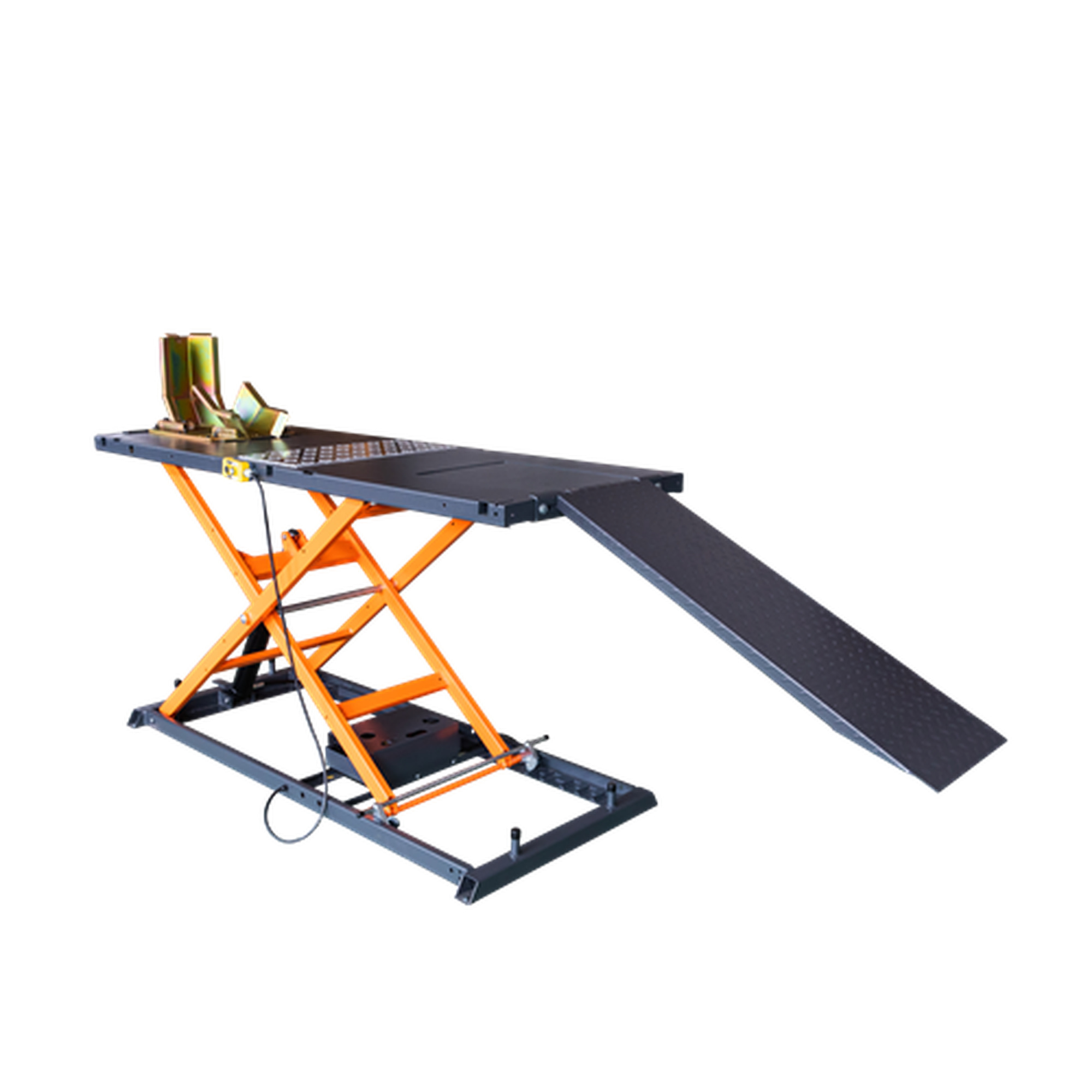 EISEN Motorcycle Lift, MJ645, Without Wheel Clamp, Model AA087